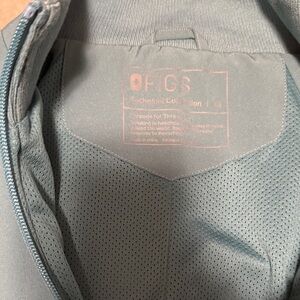 Figs Technical Collection Jacket in Blue NEVER WORN SEAFOAM GREEN